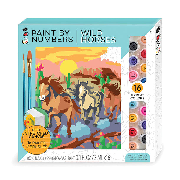 Paint By Numbers Wild Horses