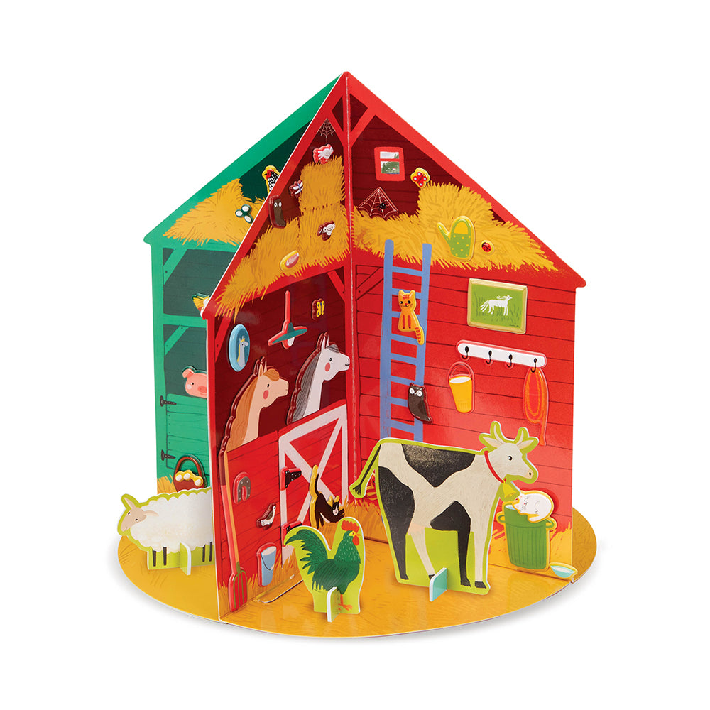 Puffy Sticker 3D Playhouse -Around the Barn