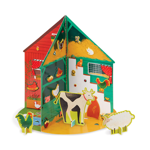 Puffy Sticker 3D Playhouse -Around the Farm