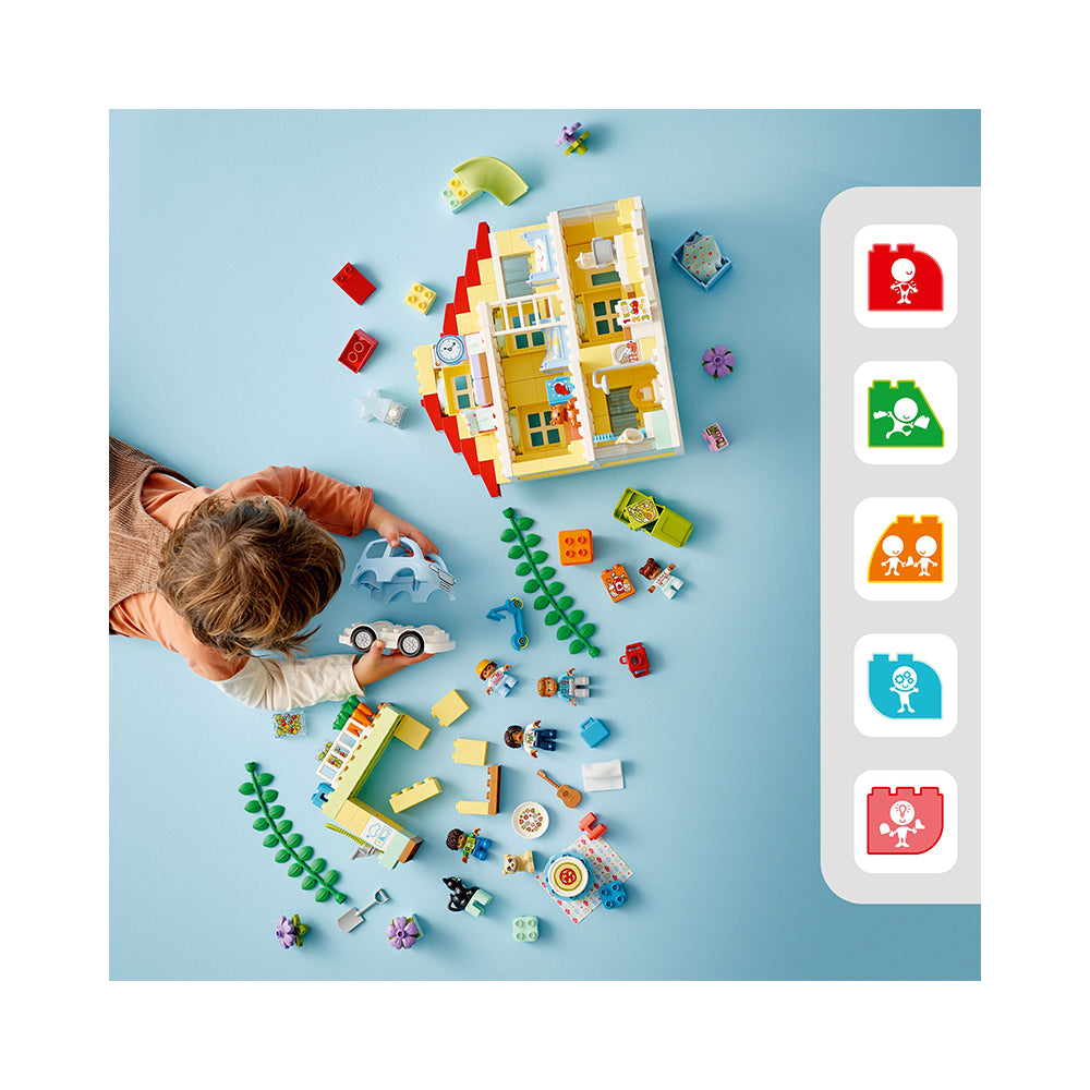 LEGO® DUPLO® Town 3in1 Family House 10994 Building Toy Set (218 Pieces)
