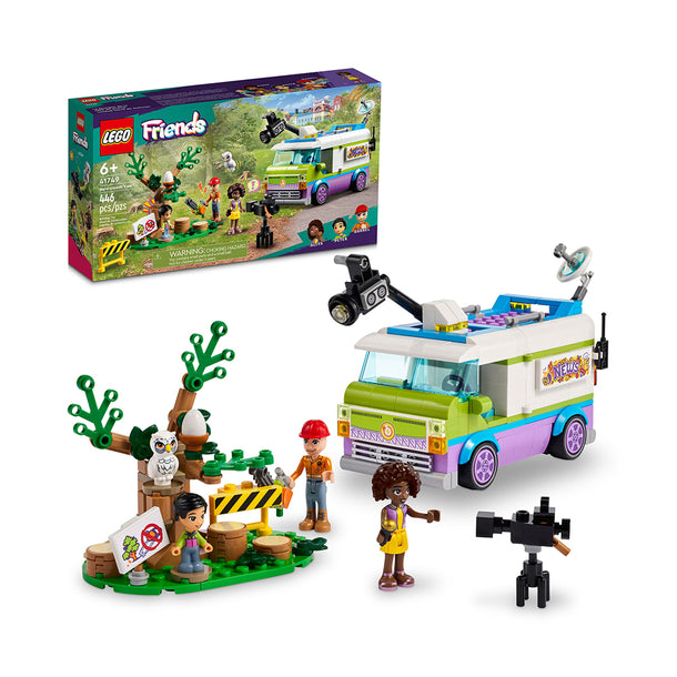 LEGO Friends Newsroom Van 41749 Building Toy Set (446 Pieces)