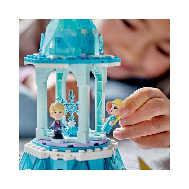 LEGO  Disney Anna and Elsa’s Magical Carousel 43218 Building Toy Set (175 Pieces)