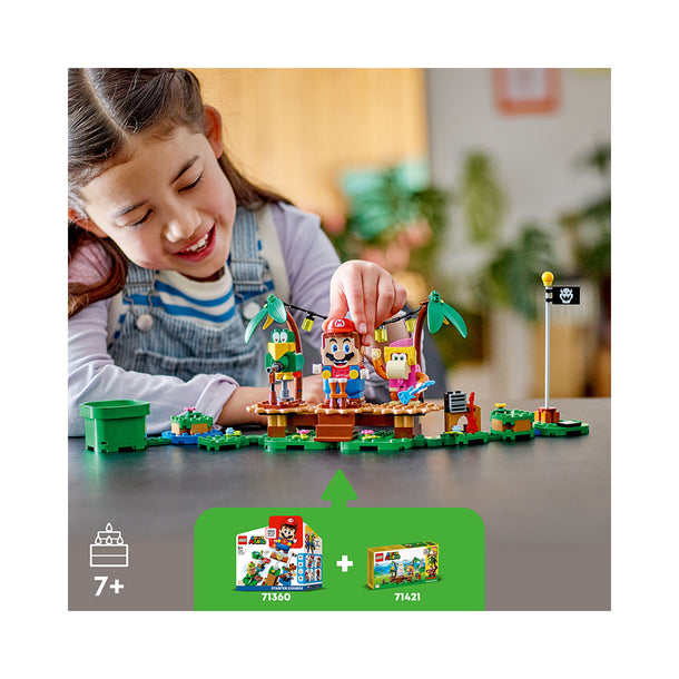 LEGO Super Mario Dixie Kong’s Jungle Jam Expansion Set 71421 Building Toy Set (174 Pieces)