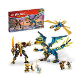 LEGO NINJAGO Elemental Dragon vs. The Empress Mech 71796 Building Toy Set (1,038 Pieces)