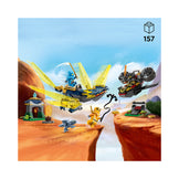 LEGO NINJAGO Nya and Arin’s Baby Dragon Battle 71798 Building Toy Set (157 Pieces)