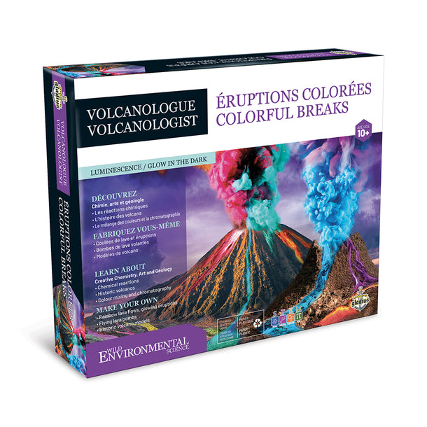 Volcanologist: Colorful Breaks Rainbow Volcano Lab