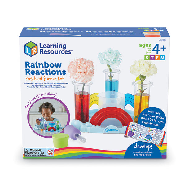 Rainbow Reaction Preschool Science Lab