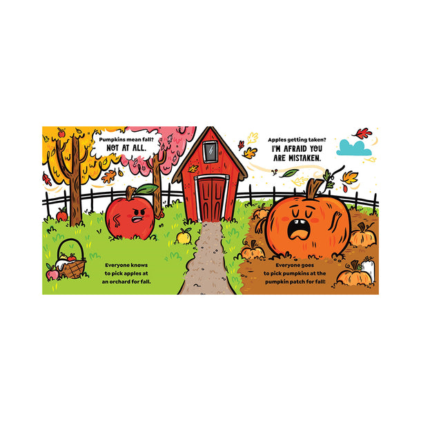 Apple vs. Pumpkin The Battle for the Best Fall Treat Is On! Book