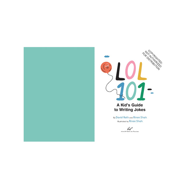 LOL 101: A Kid's Guide to Writing Jokes Book