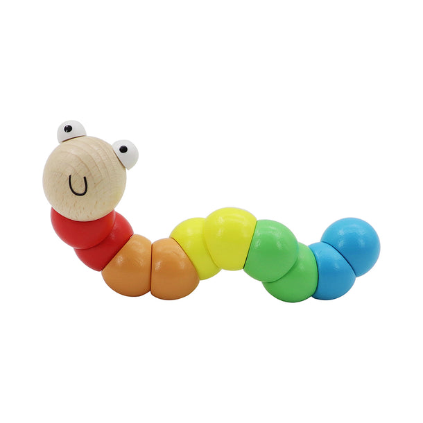 Mastermind Toys Baby Wooden Wiggly Worm