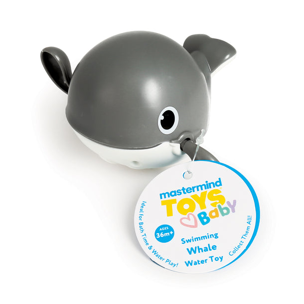 Mastermind Toys Baby Wind-Up Swimming Whale Bath Toy
