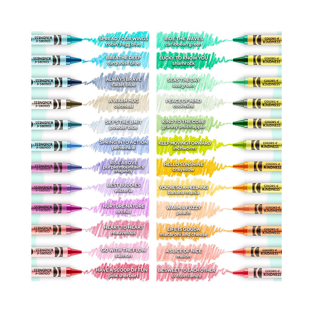 Crayola Colors of Kindness 24 Crayons