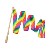 Mastermind Toys Rainbow Ribbon with Wooden Handle