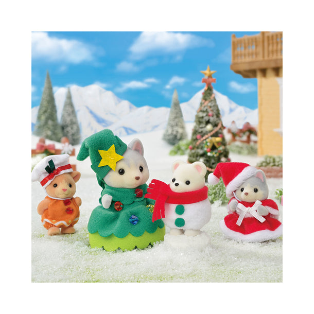 Calico Critters Happy Christmas Friends Set