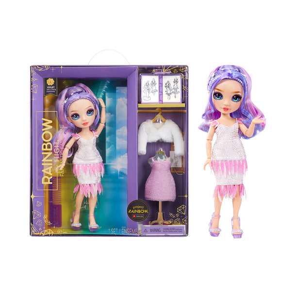 Rainbow High Fantastic Fashion Doll- Violet