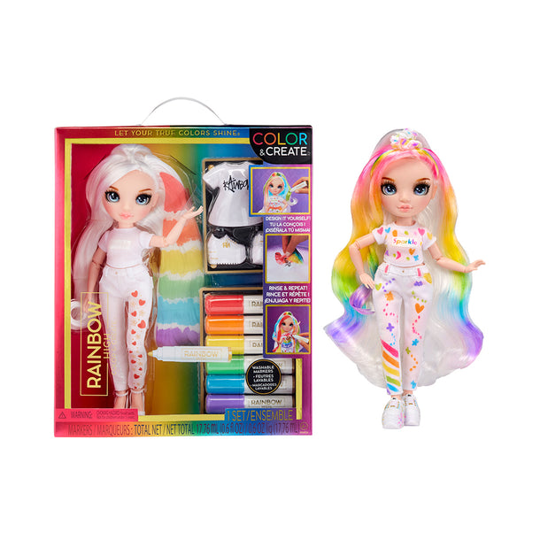 Rainbow High Color & Create Fashion Doll- Blue Eyes