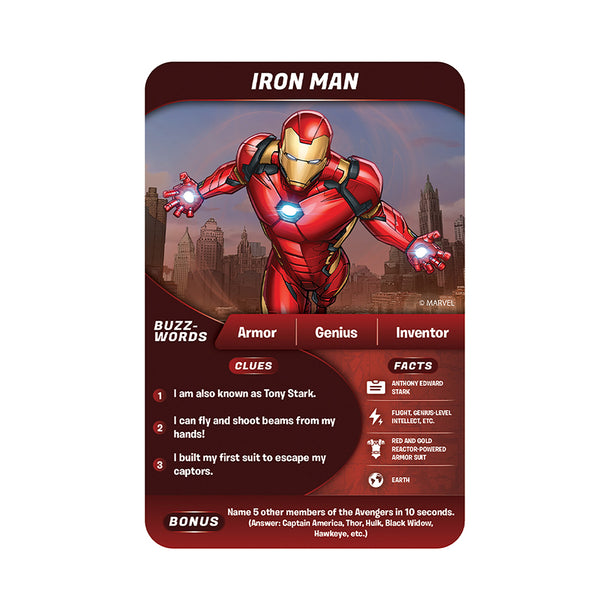 Guess in 10 Marvel Card Game