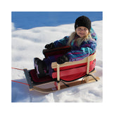Wooden Pull Sleigh with Pad