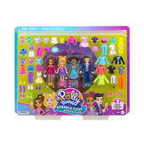 Polly Pocket Sparkle Cove Adventure Fashion Pack Playset With 4 Dolls & 45+ Total Pieces