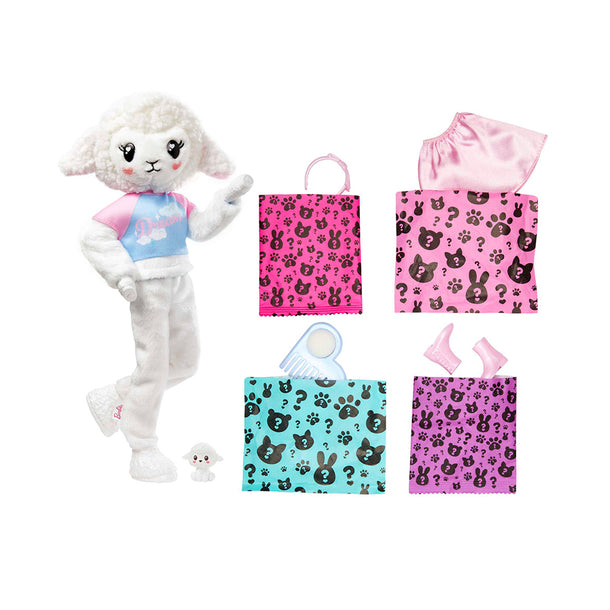 Barbie Cutie Reveal Cozy Cute Tees Series Doll & Accessories With 10 Surprises