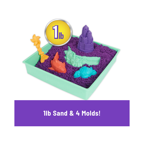 Kinetic Sand Sandbox Set V2 - Purple