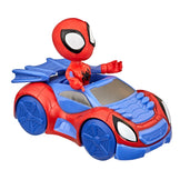 Marvel Spidey and His Amazing Friends Hero Action Figure And Vehicle
