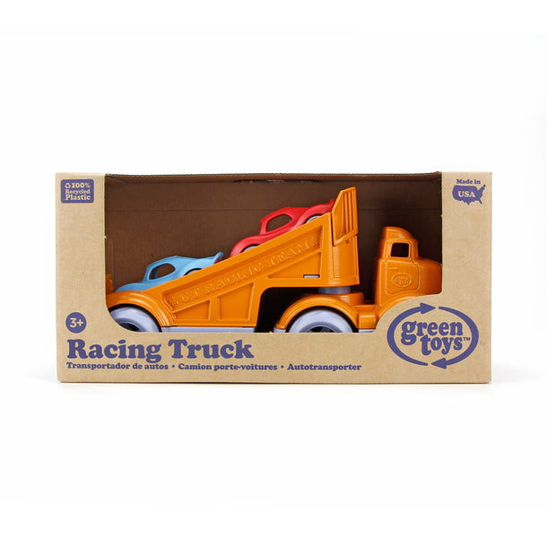 Green Toys Racing Truck w/ 2 Racers