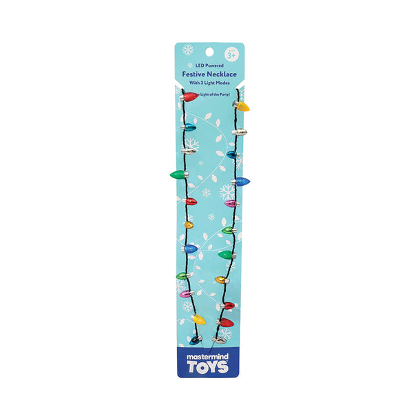 Mastermind Toys LED Powered Festive Necklace