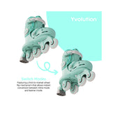 Yvolution TWISTA SKATES Size 7-11 Adjustable - Green