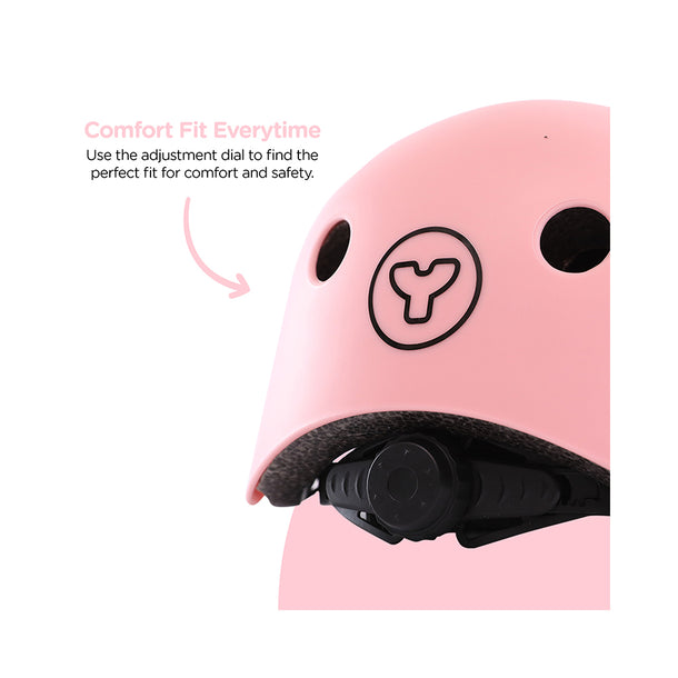 Yvolution Helmet - Small Pink