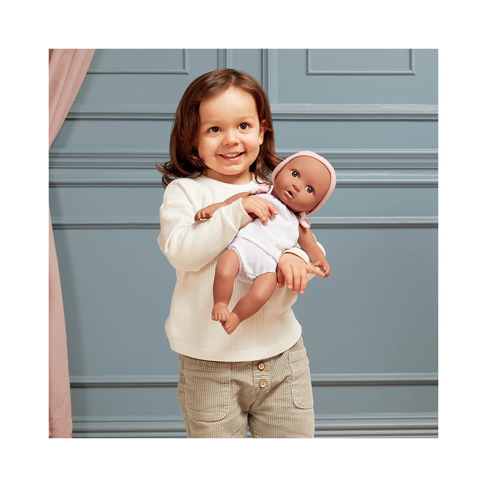 LullaBaby 14" Baby Doll with Body Suit & Headband