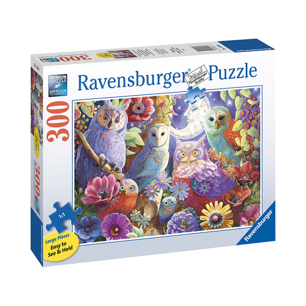 Ravensburger Night Owl Hoot 300pc Large Format Puzzle