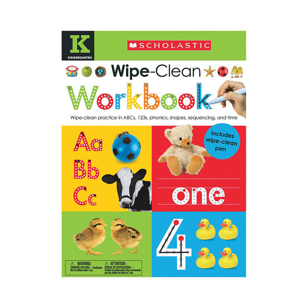 Kindergarten WipeClean Workbook Scholastic Early Learners