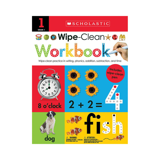 First Grade Wipe-Clean Workbook: Scholastic Early Learners