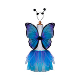 Midnight Butterfly Tutu With Wings & HB, Size 4-6