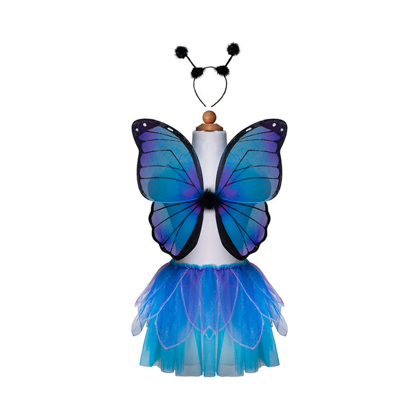 Midnight Butterfly Tutu With Wings & HB, Size 4-6