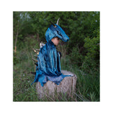 Starry Night Dragon, Teal/Gold, Size 5-6