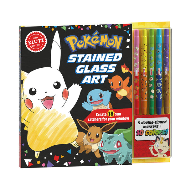 Pokémon Stained Glass Art Book