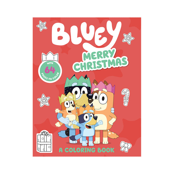 Bluey: Merry Christmas: A Coloring Book