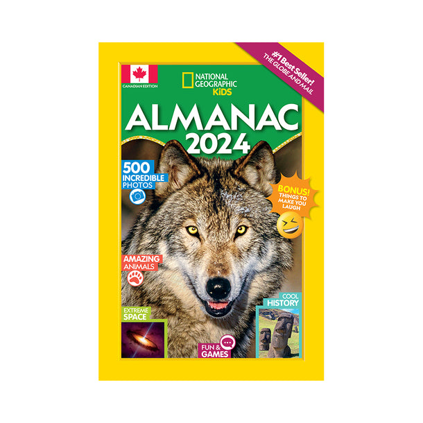 National Geographic Kids Almanac 2024 (Canadian edition) Book
