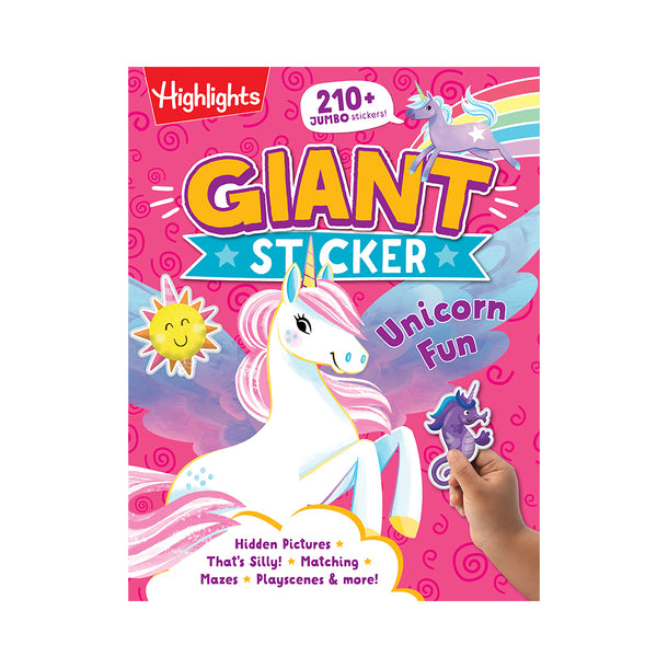 Giant Sticker Unicorn Fun Book
