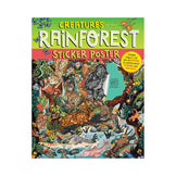 Creatures of the Rainforest Sticker Poster