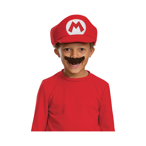 Mario Elavated Hat + Mustache