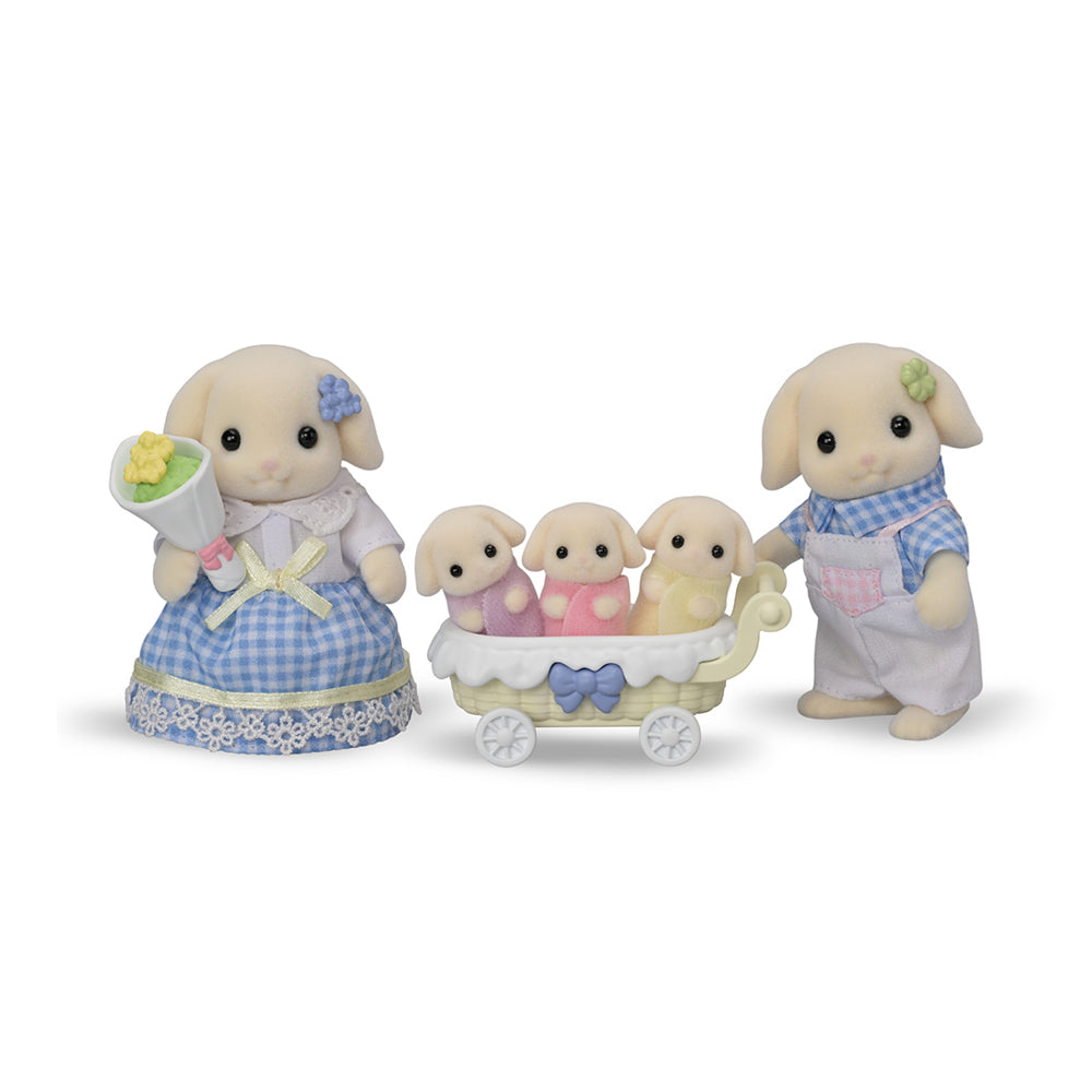 Calico Flora Rabbit Family