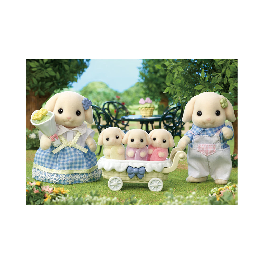 Calico Flora Rabbit Family