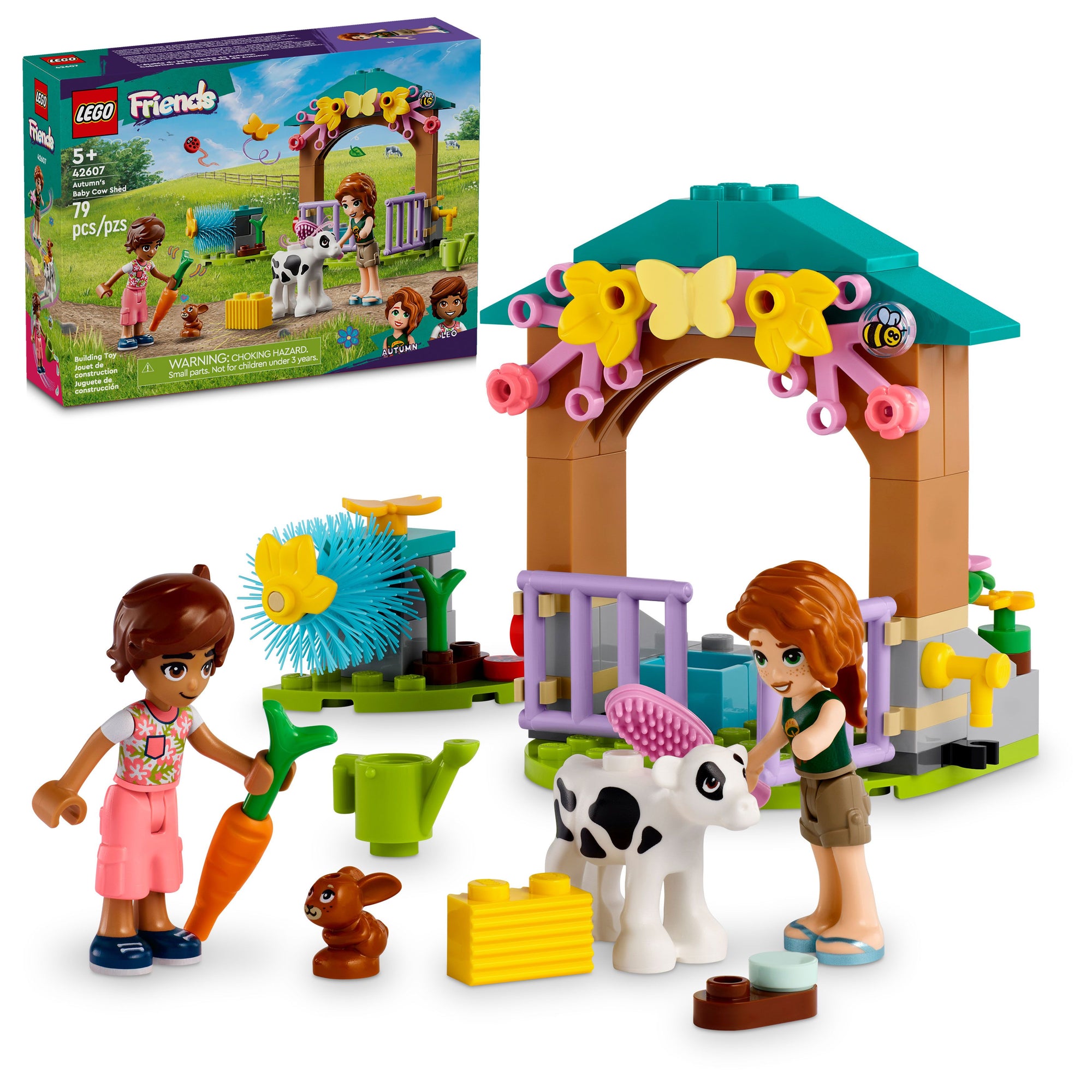 LEGO Friends Autumn’s Baby Cow Shed Farm Animal Toy 42607