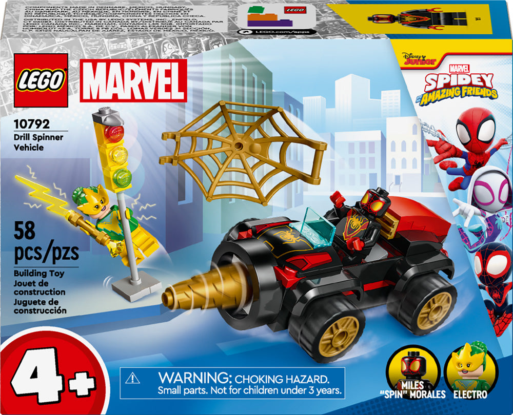 LEGO® 4+ Drill Spinner Vehicle Super Hero Action 10792 – Mastermind Toys