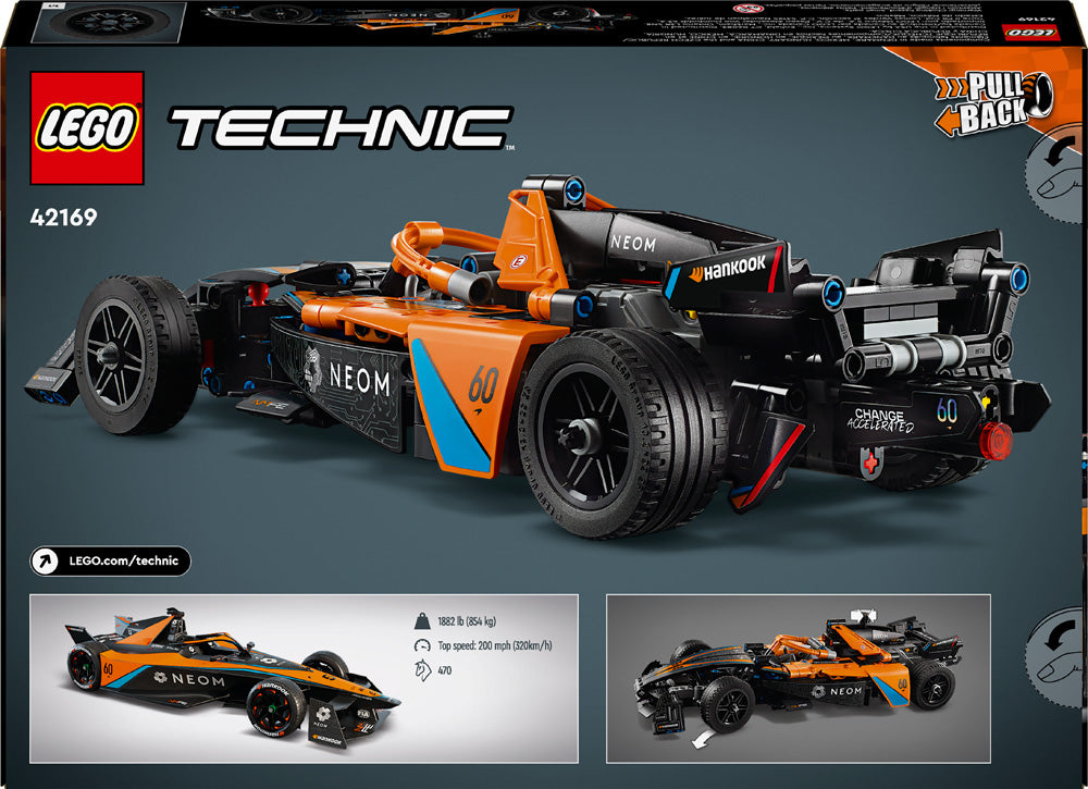 LEGO® Technic™ NEOM McLaren Formula E Race Car 42169