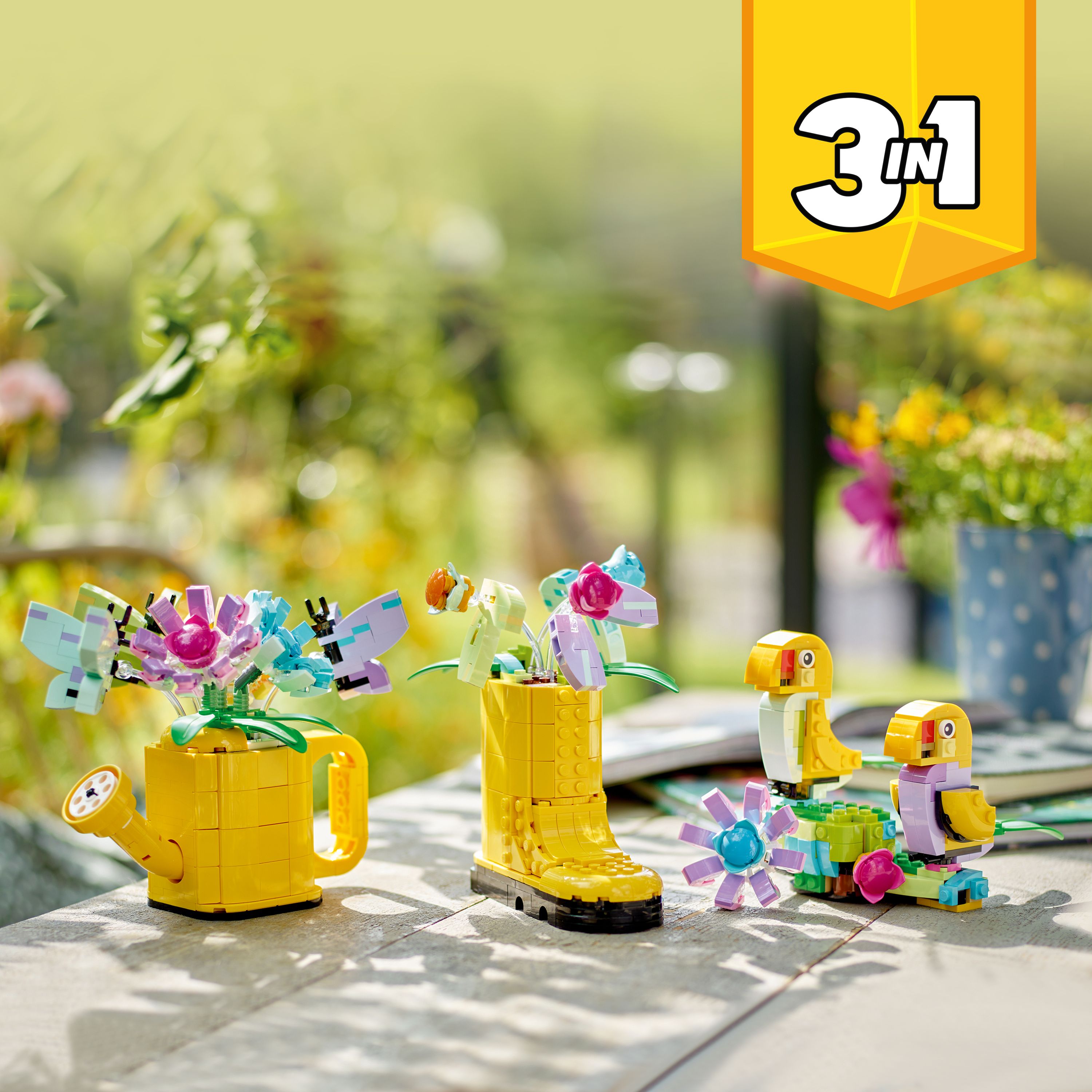 LEGO® Creator Flowers in Watering Can 3in1 Toy 31149