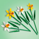 LEGO Daffodils Celebration Gift, Yellow and White Daffodil Room Decor 40747